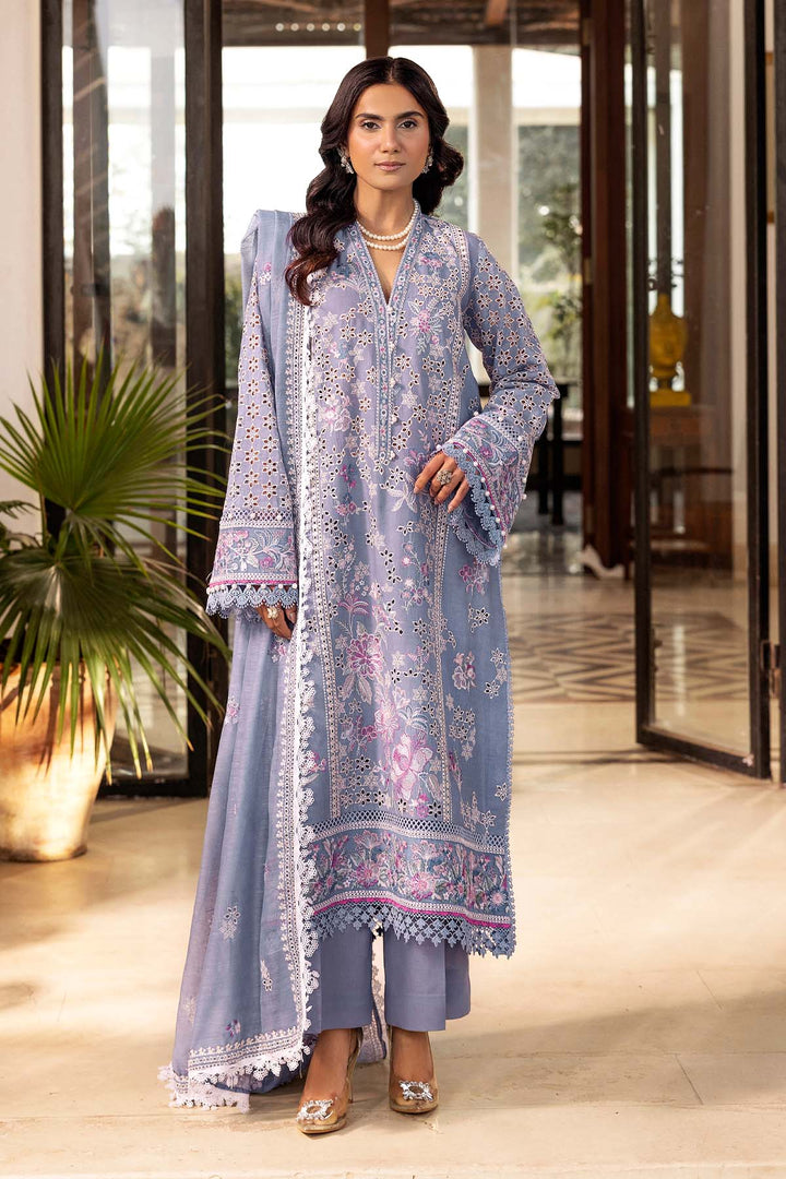 5302-ROSALIE EMBROIDERED LAWN STITCHED