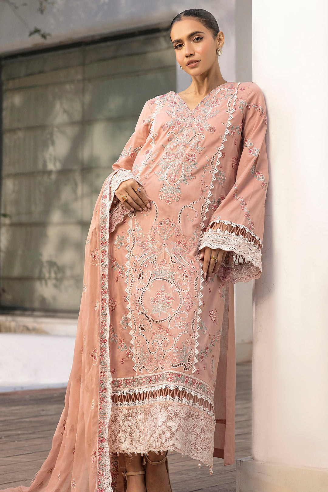 5309-BRIELLE EMBROIDERED LAWN UNSTITCHED