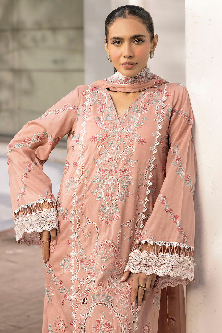 5309-BRIELLE EMBROIDERED LAWN STITCHED