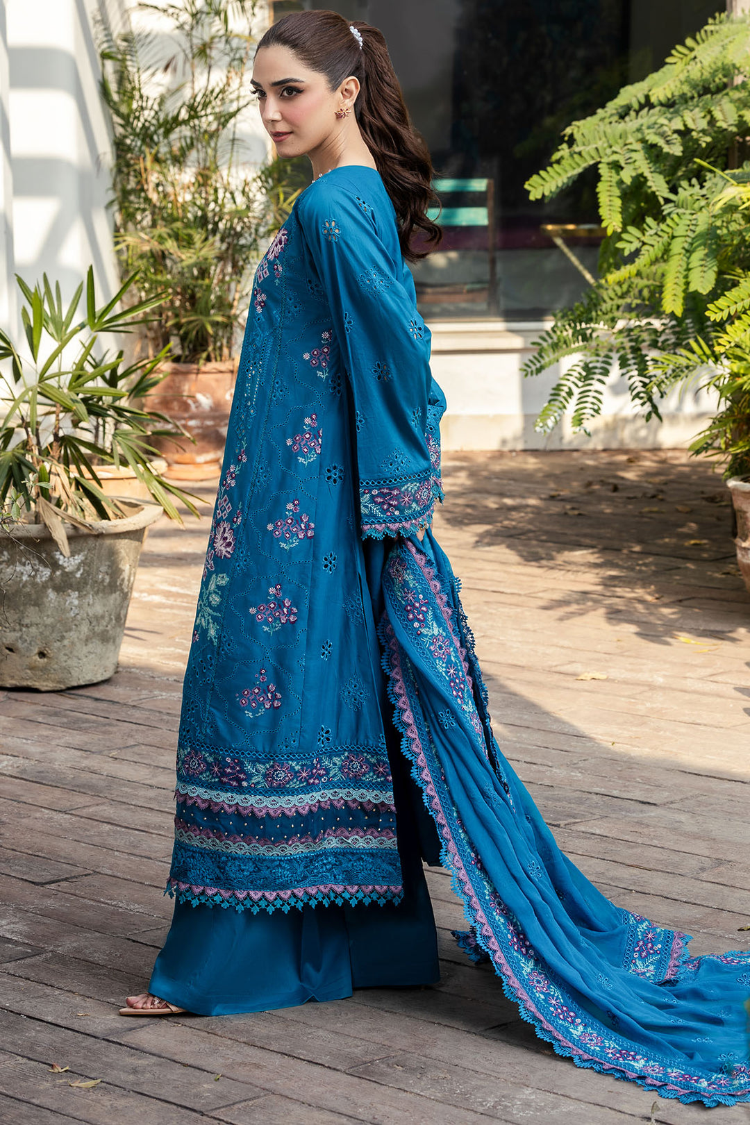 5310-MARGO EMBROIDERED LAWN STITCHED