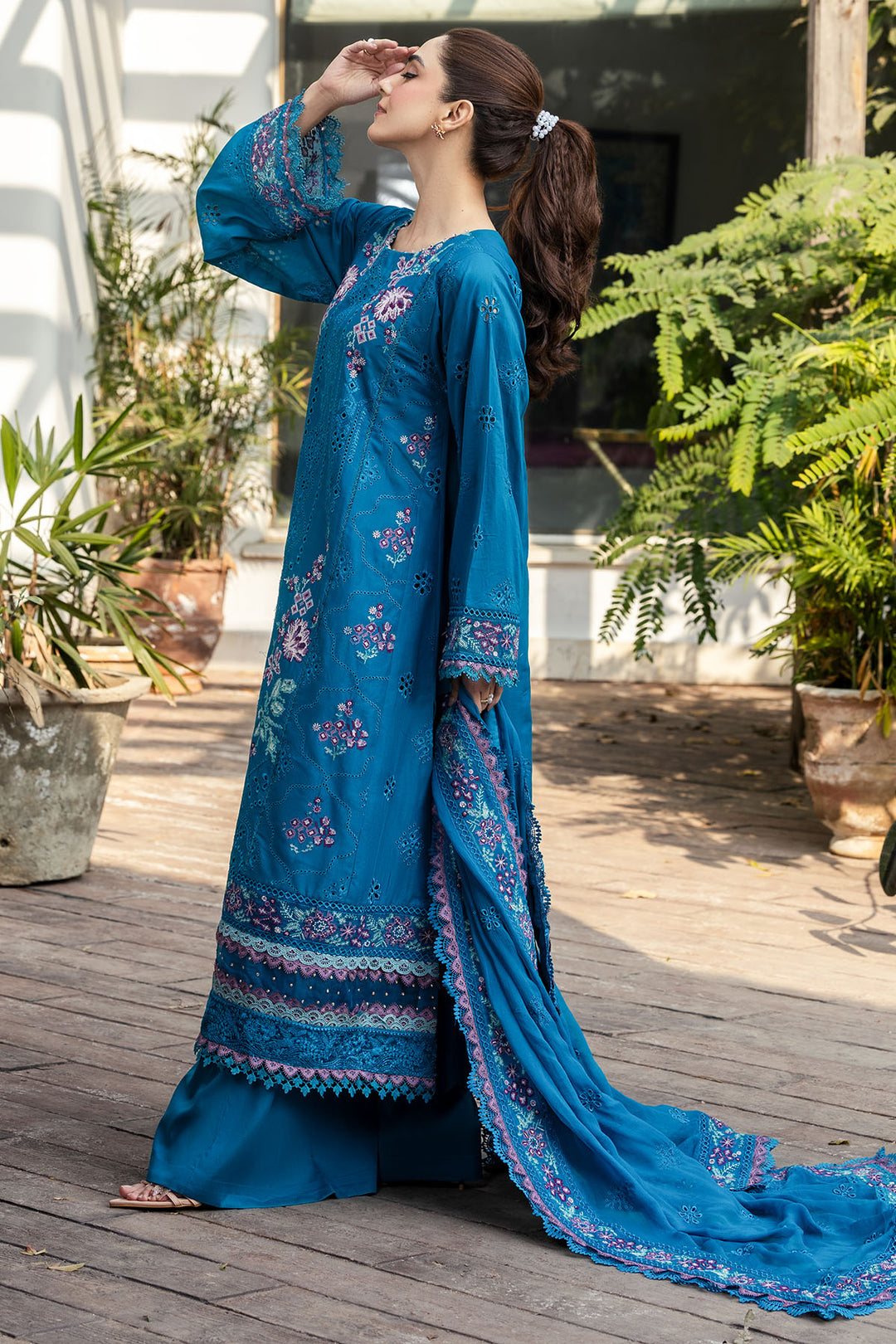 5310-MARGO EMBROIDERED LAWN STITCHED