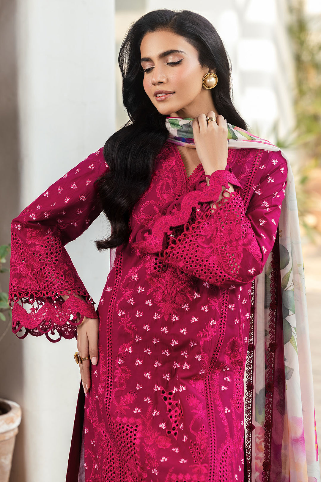5311-LIANA EMBROIDERED LAWN STITCHED