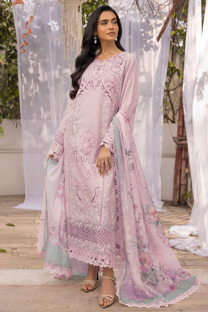 5312-AVELINE EMBROIDERED LAWN STITCHED