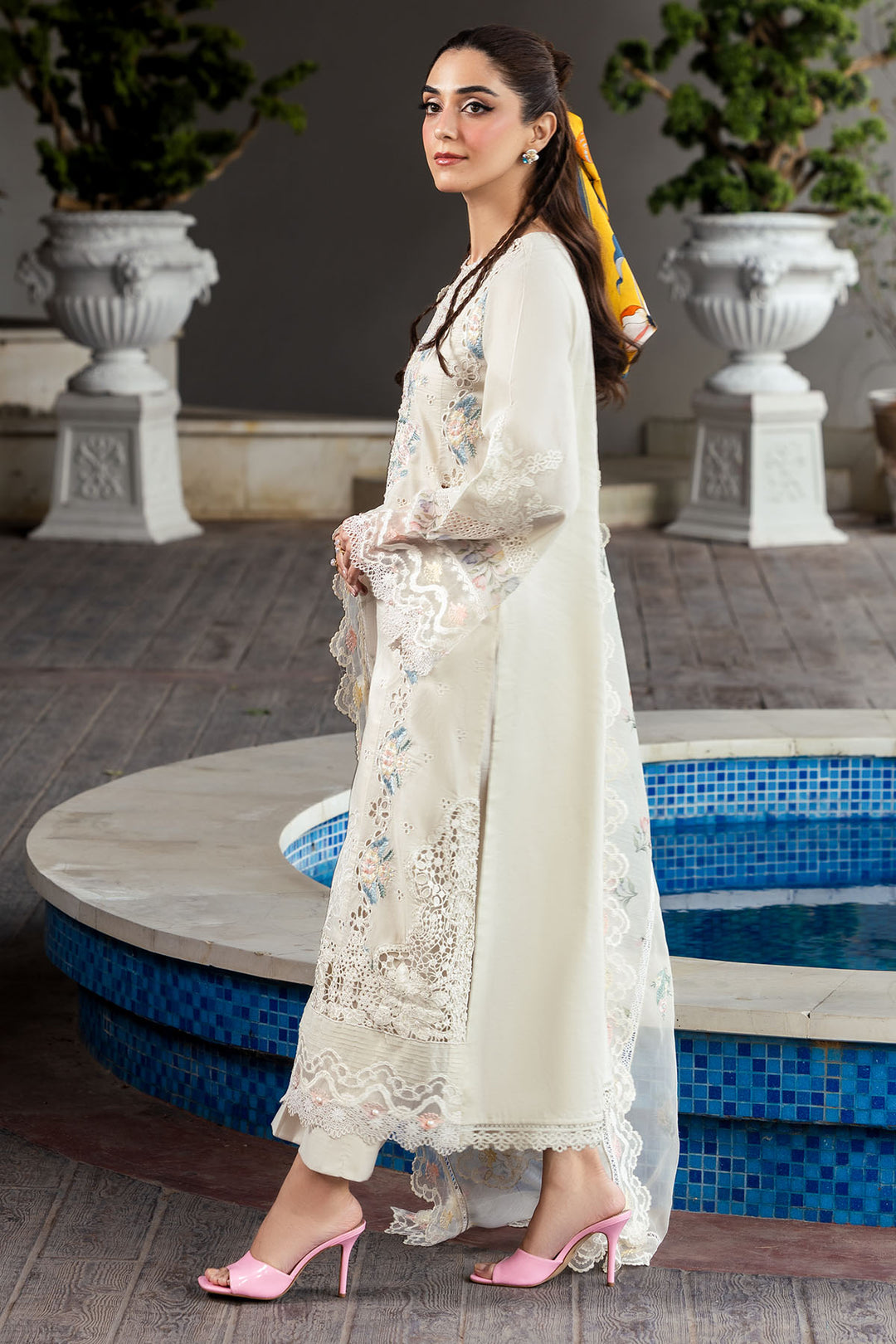 5319-MARCELINE EMBROIDERED LAWN UNSTITCHED