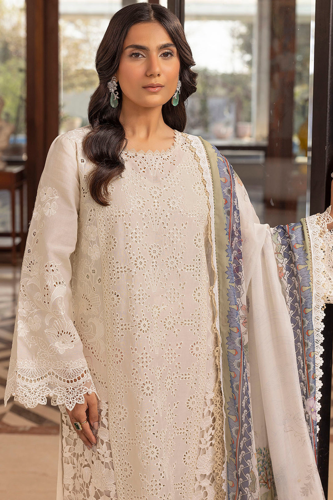 5324-SIDONIE EMBROIDERED LAWN UNSTITCHED