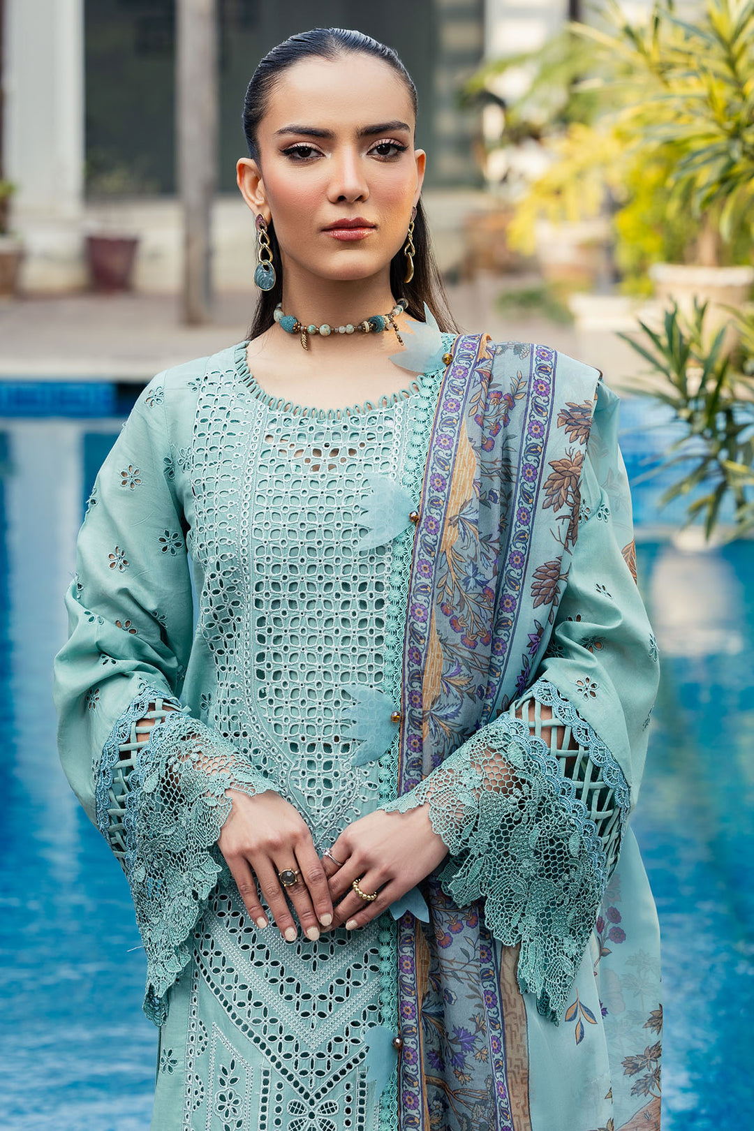5328-ISABEAU EMBROIDERED LAWN STITCHED