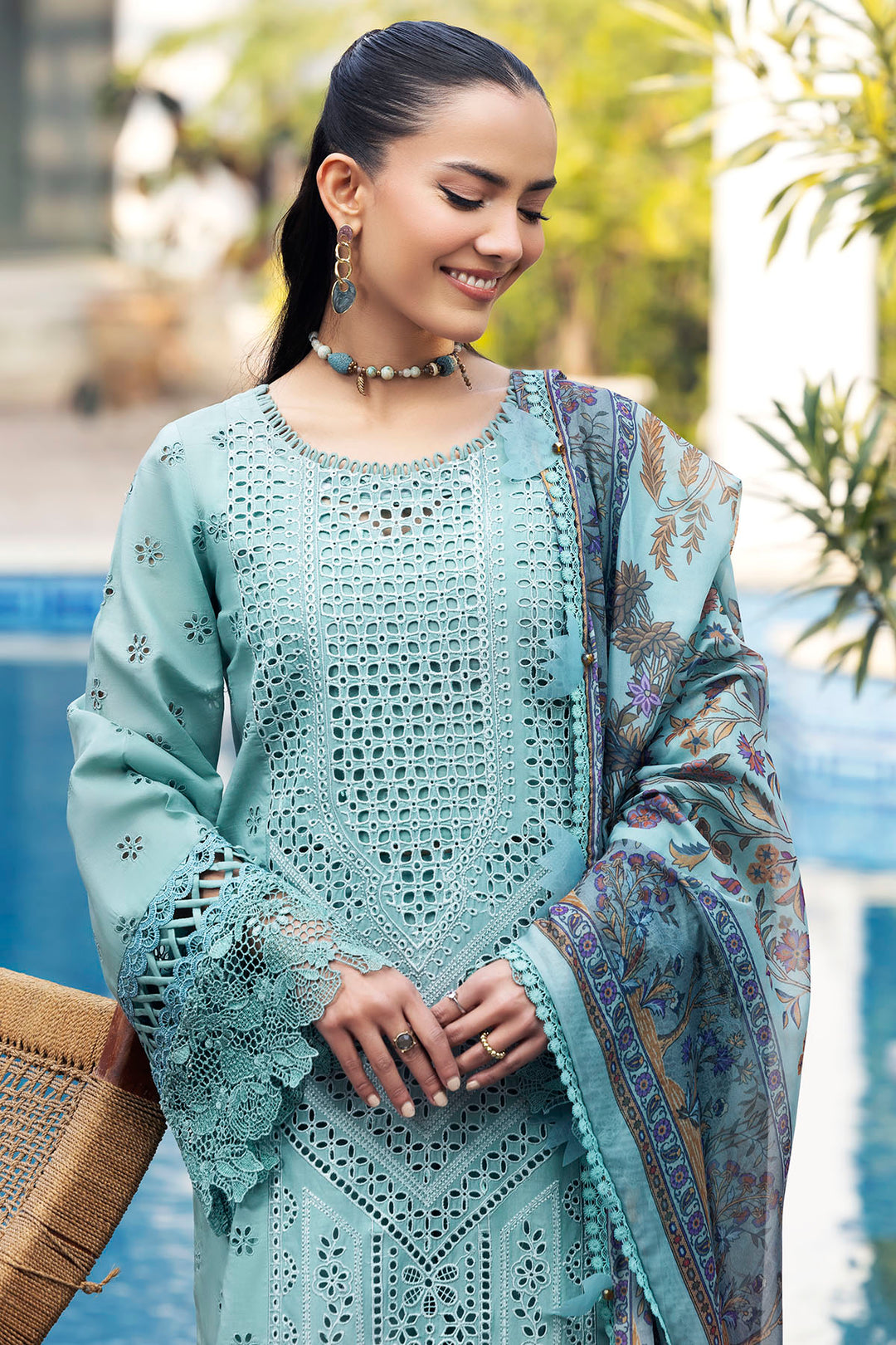 5328-ISABEAU EMBROIDERED LAWN STITCHED