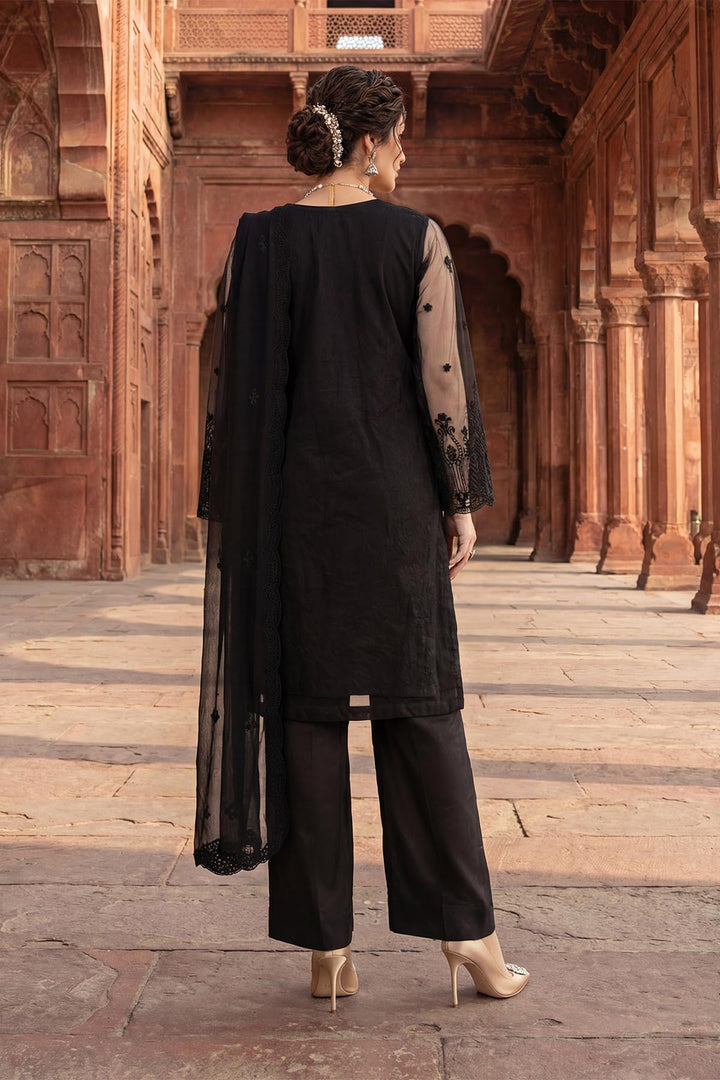 5339-EISLEY EMBROIDERED SILK NET STITCHED