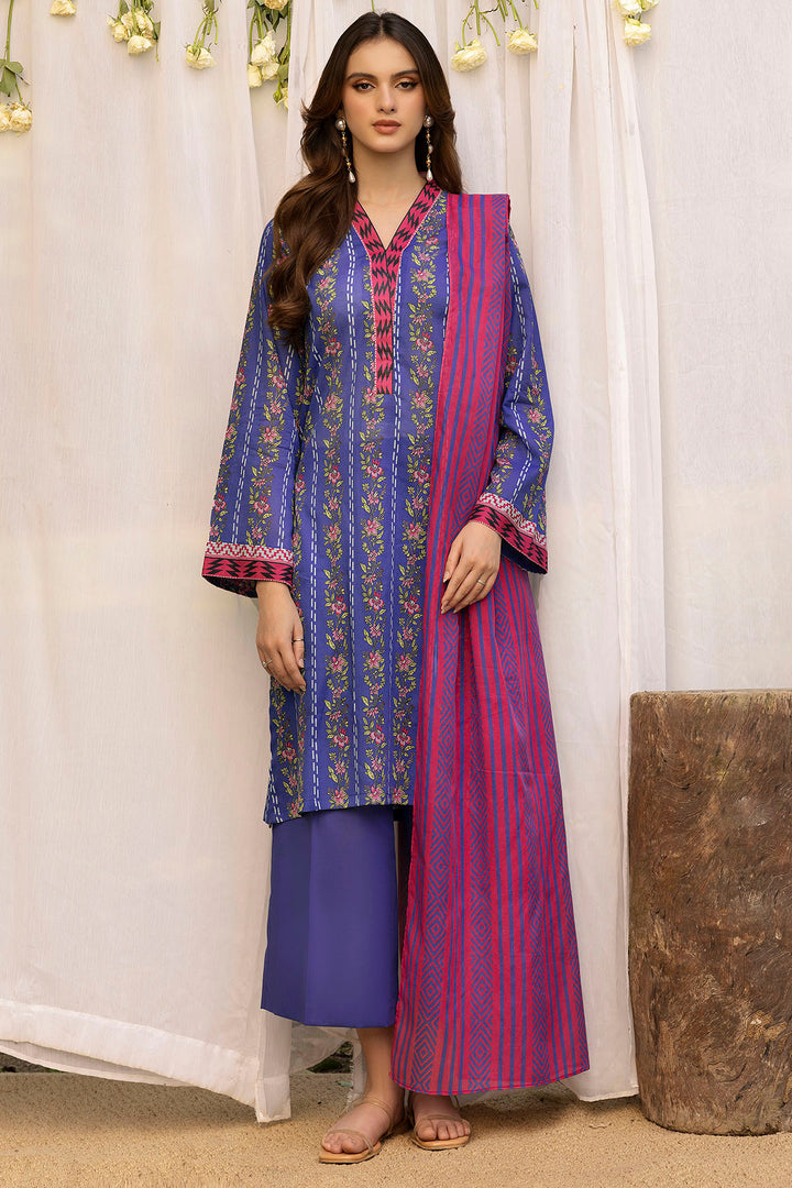 5357-IZAAR DIGITAL PRINTED LAWN UNSTITCHED