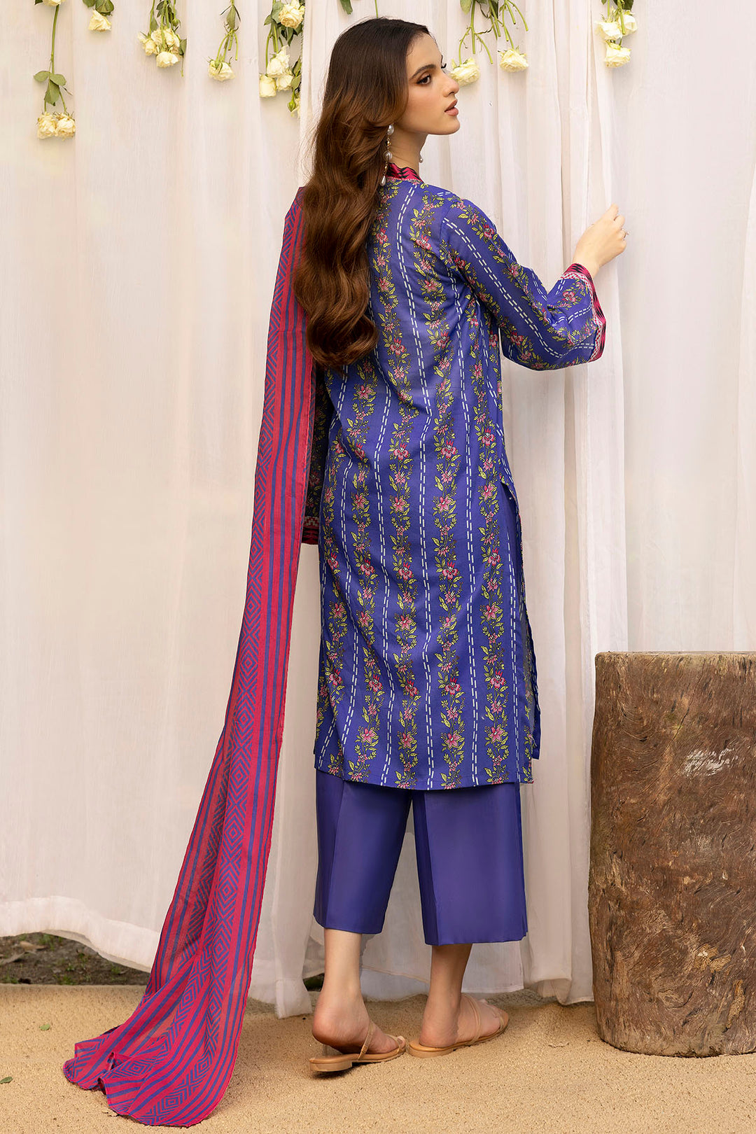 5357-IZAAR DIGITAL PRINTED LAWN UNSTITCHED