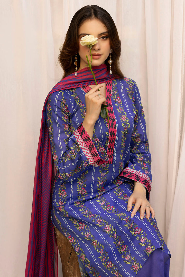5357-IZAAR DIGITAL PRINTED LAWN UNSTITCHED