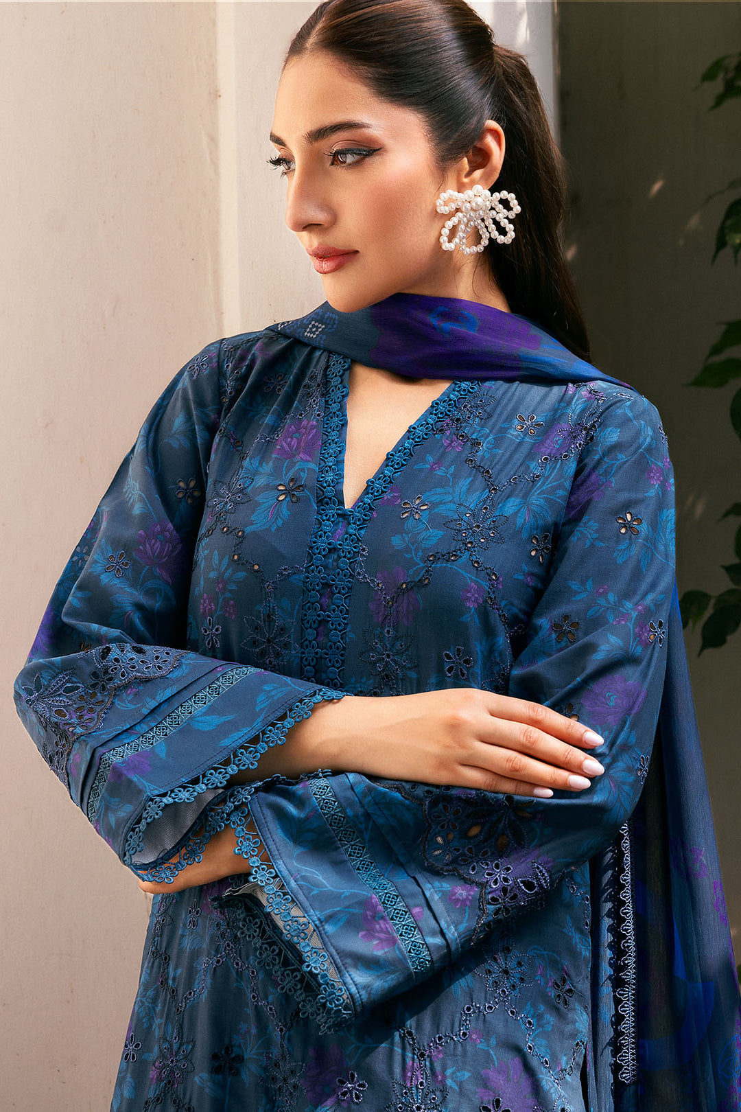 5359-FLORA DIGITAL PRINTED LAWN UNSTITCHED