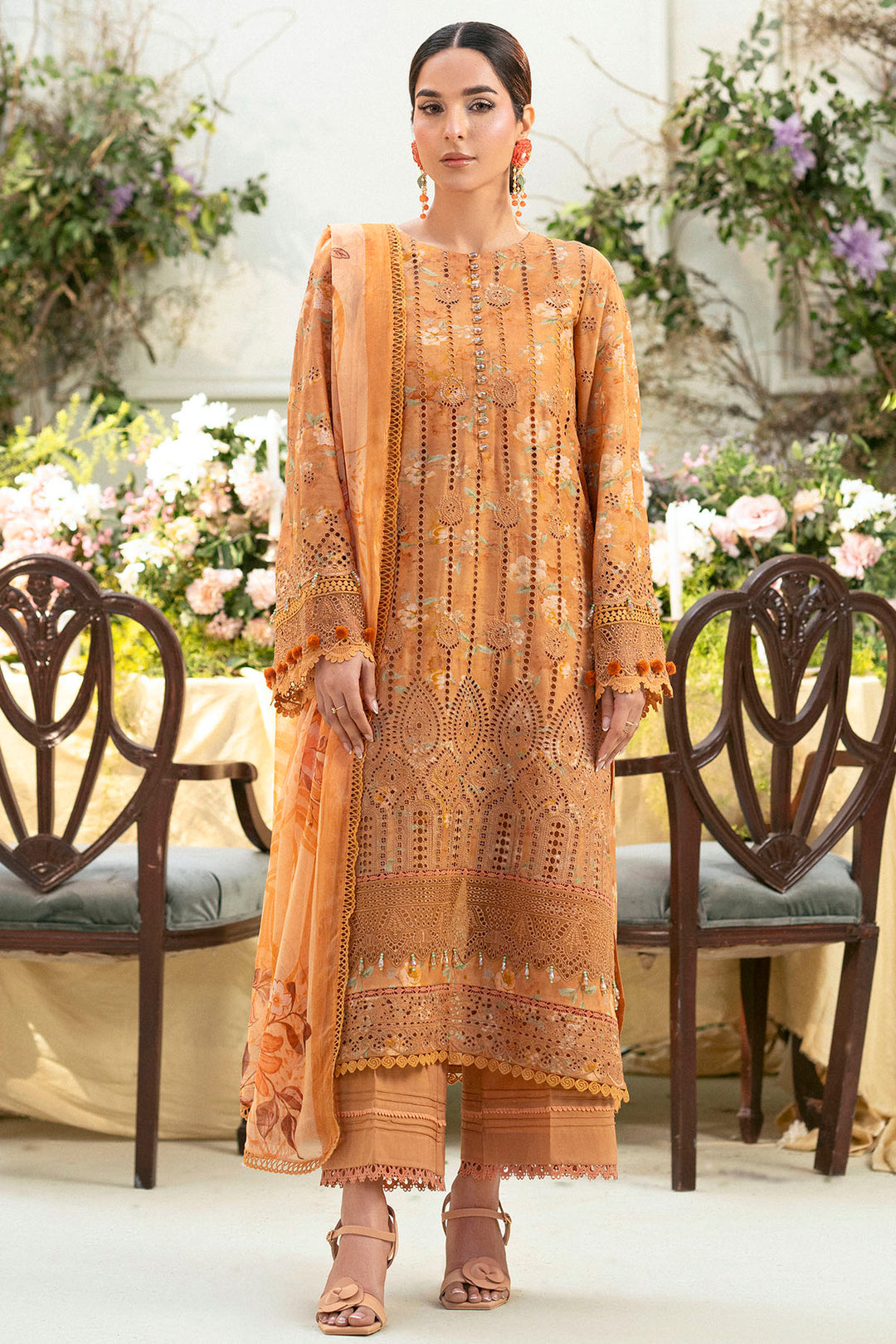 5431-BLUEBEELL EMBROIDERED LAWN UNSTITCHED