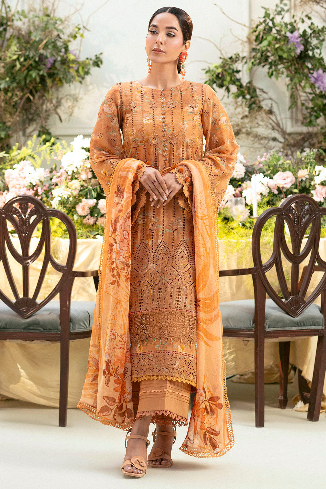 5431-BLUEBEELL EMBROIDERED LAWN UNSTITCHED