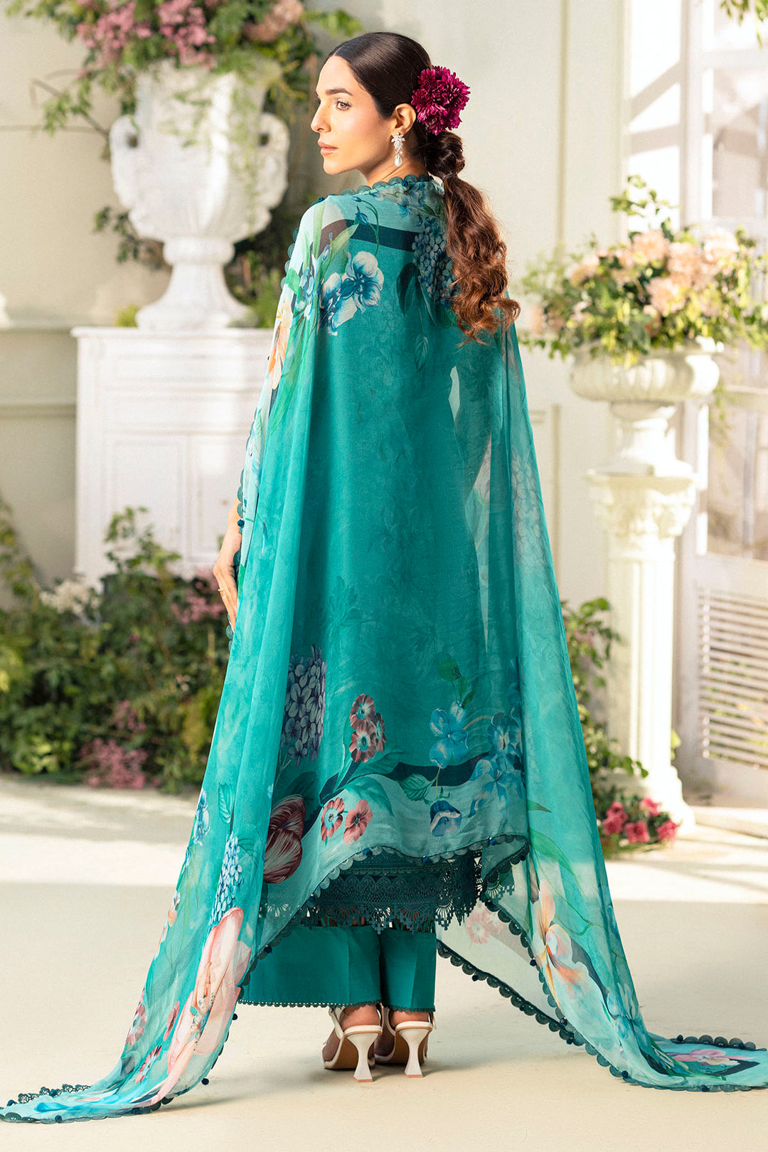 5432-MARIGOLD EMBROIDERED LAWN STITCHED