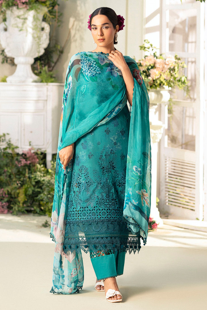 5432-MARIGOLD EMBROIDERED LAWN STITCHED