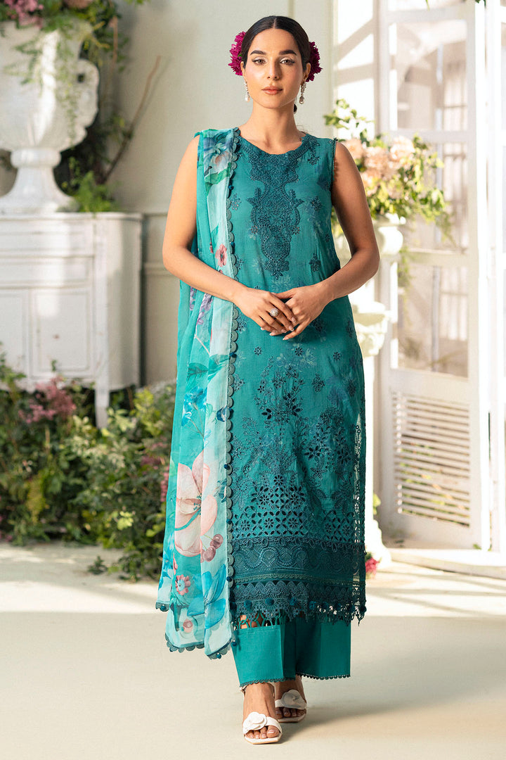5432-MARIGOLD EMBROIDERED LAWN STITCHED