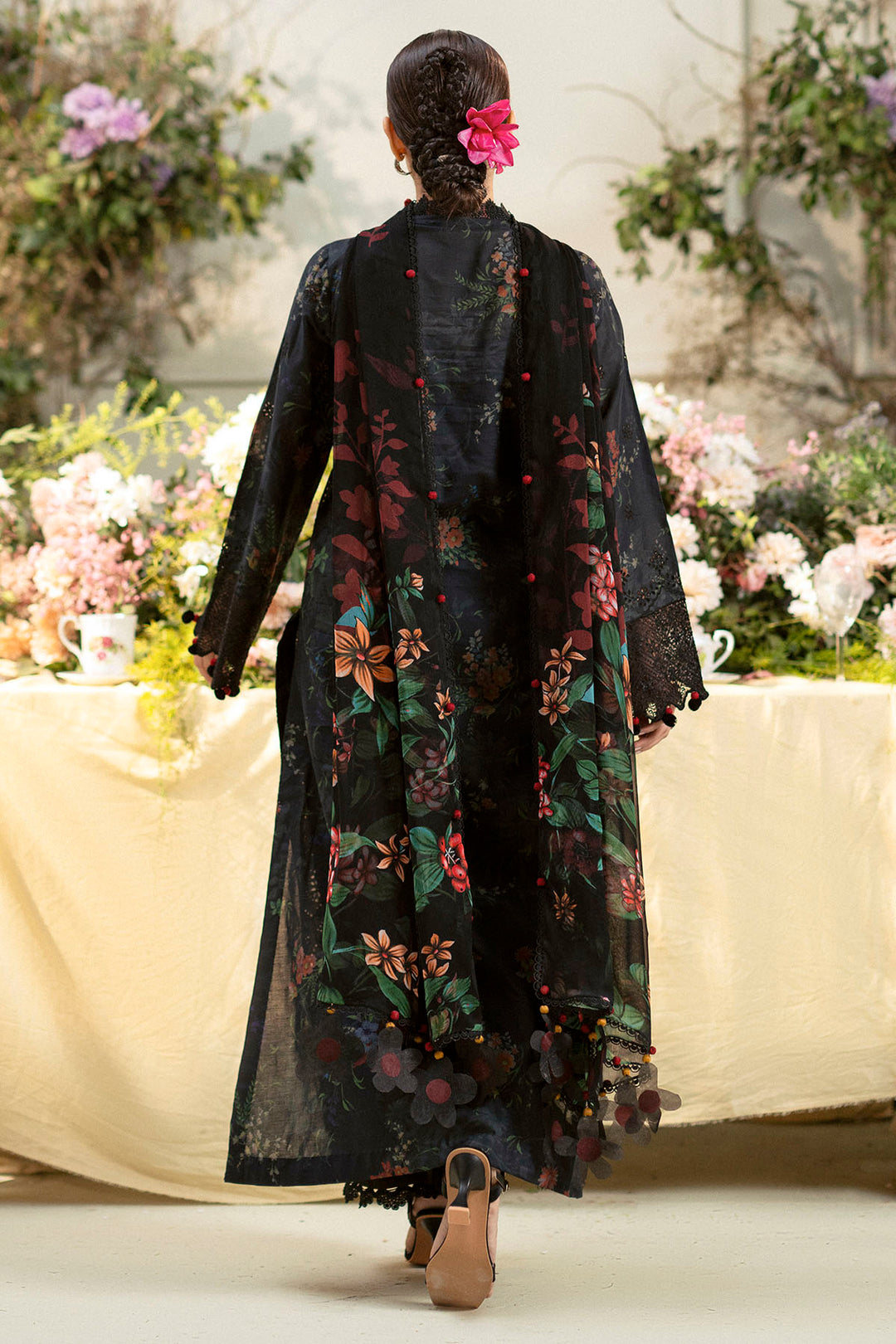 5433-JASMINE EMBROIDERED LAWN STITCHED