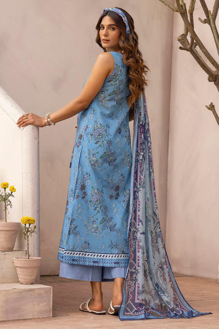 5436-PAISLEY DIGITAL PRINTED LAWN UNSTITCHED