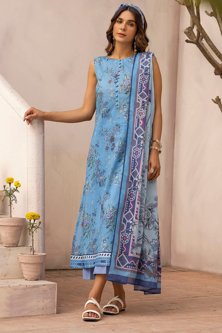 5436-PAISLEY DIGITAL PRINTED LAWN UNSTITCHED
