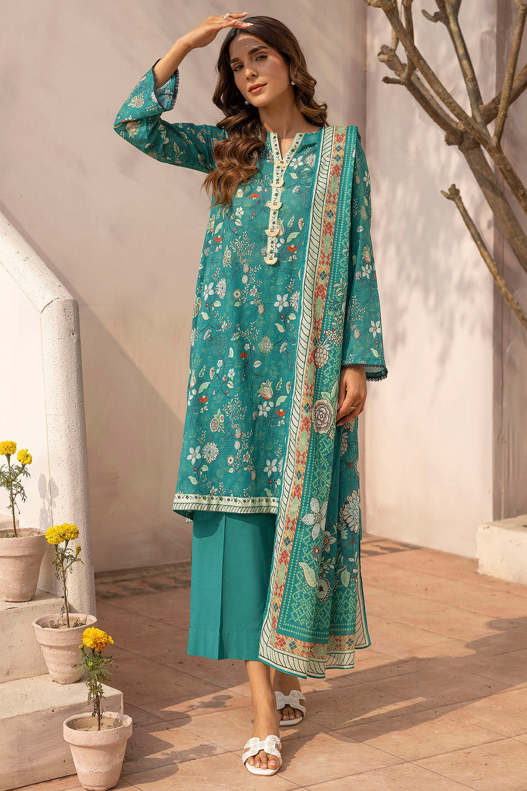 5437-ZOE DIGITAL PRINTED LAWN UNSTITCHED