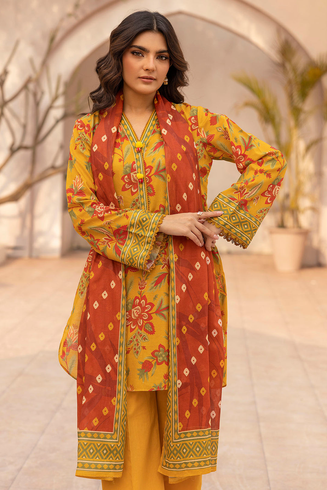 5442-REENA DIGITAL PRINTED LAWN UNSTITCHED
