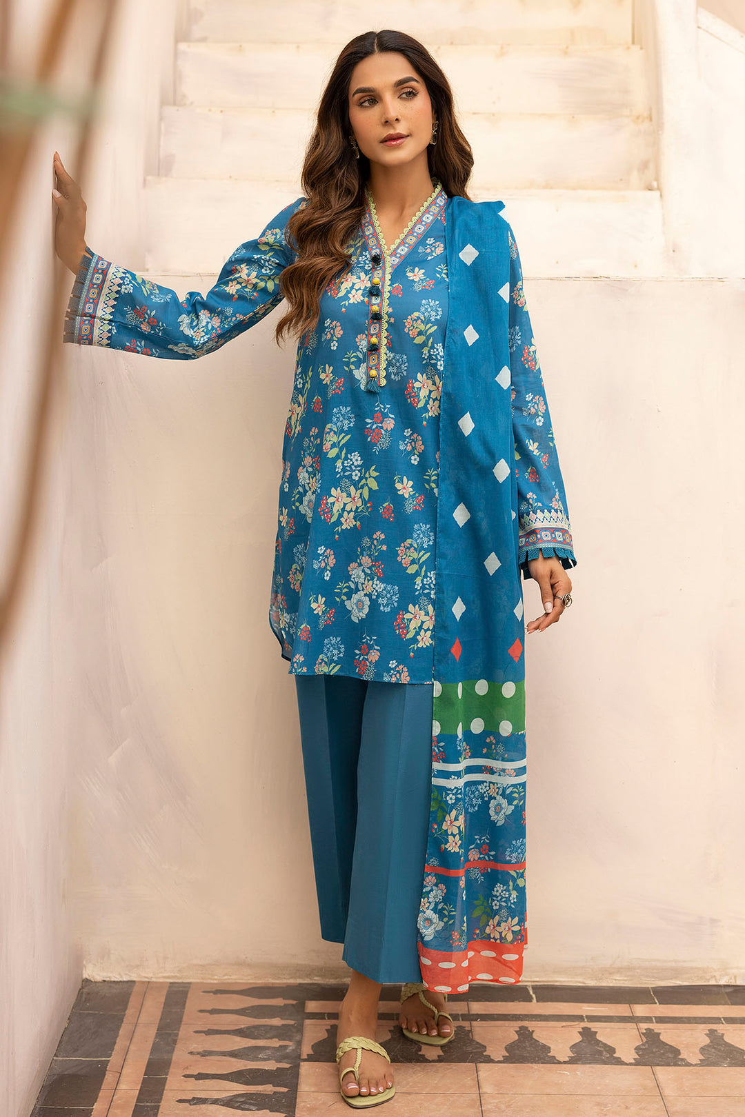 5448-RAYA DIGITAL PRINTED LAWN UNSTITCHED