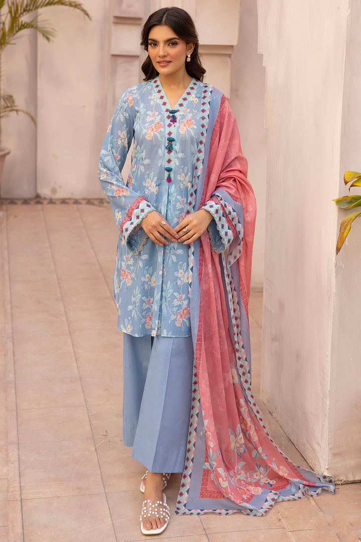 5452-VIE DIGITAL PRINTED LAWN UNSTITCHED