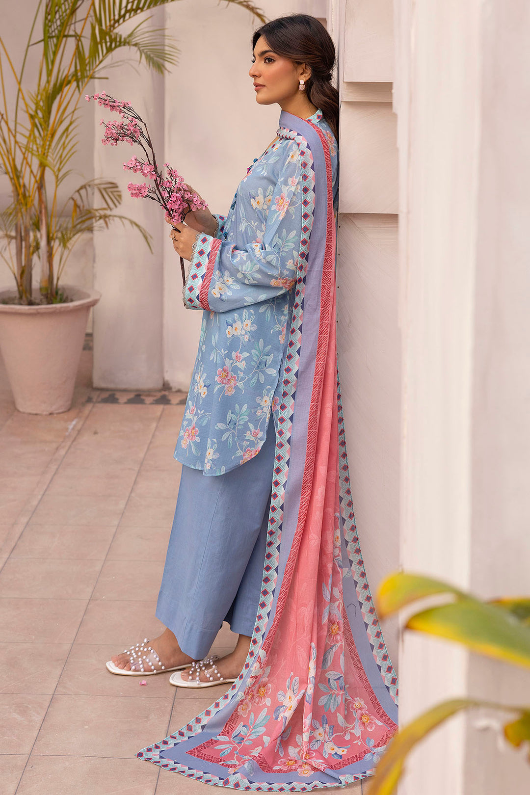 5452-VIE DIGITAL PRINTED LAWN UNSTITCHED