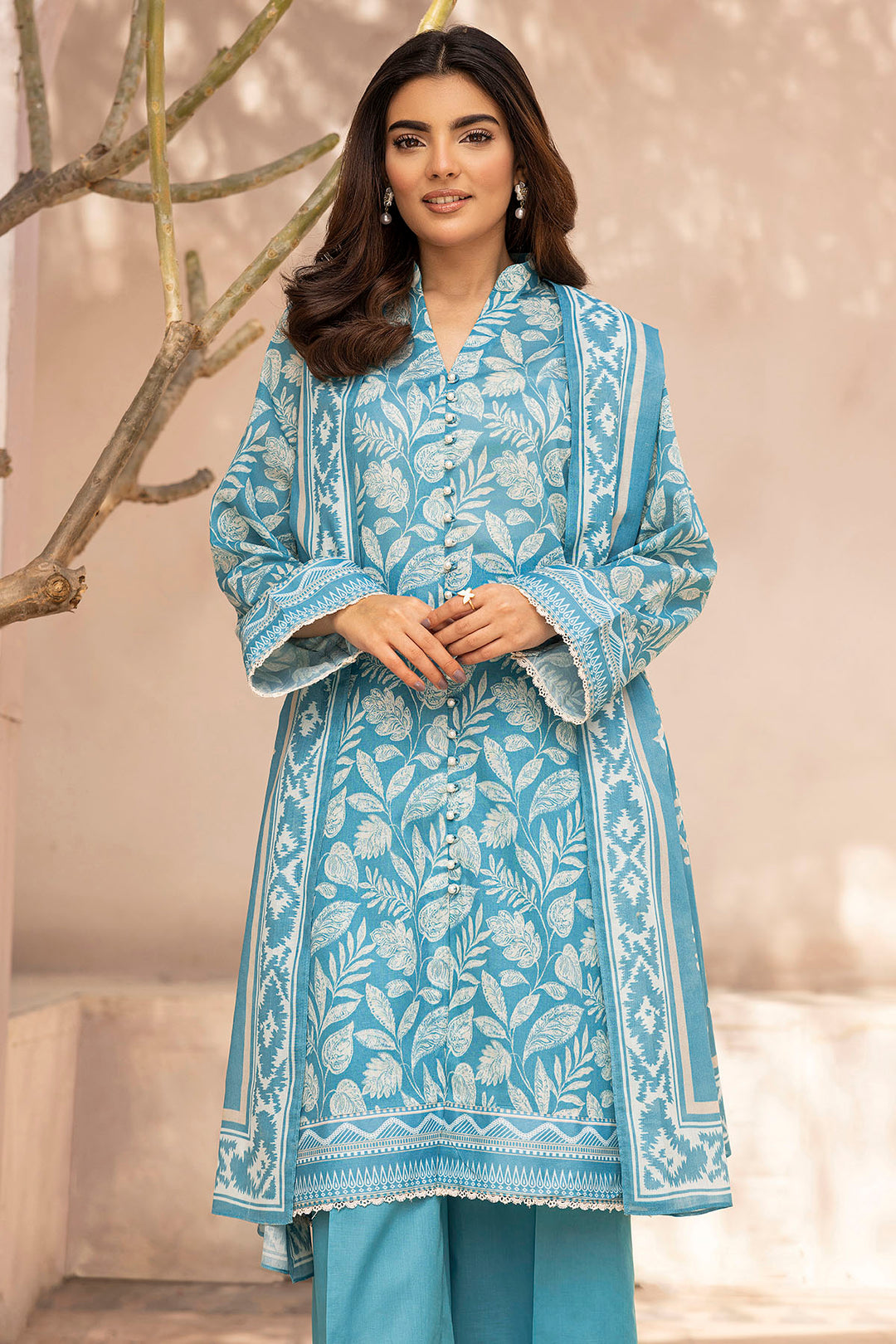5508-IZEL DIGITAL PRINTED LAWN UNSTITCHED