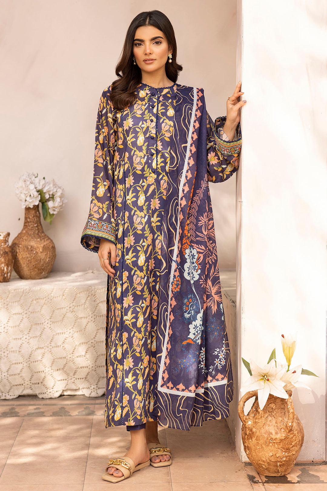 2025 RANG BY MOTIFZ DIGITAL PRINTED LAWN VOL 3