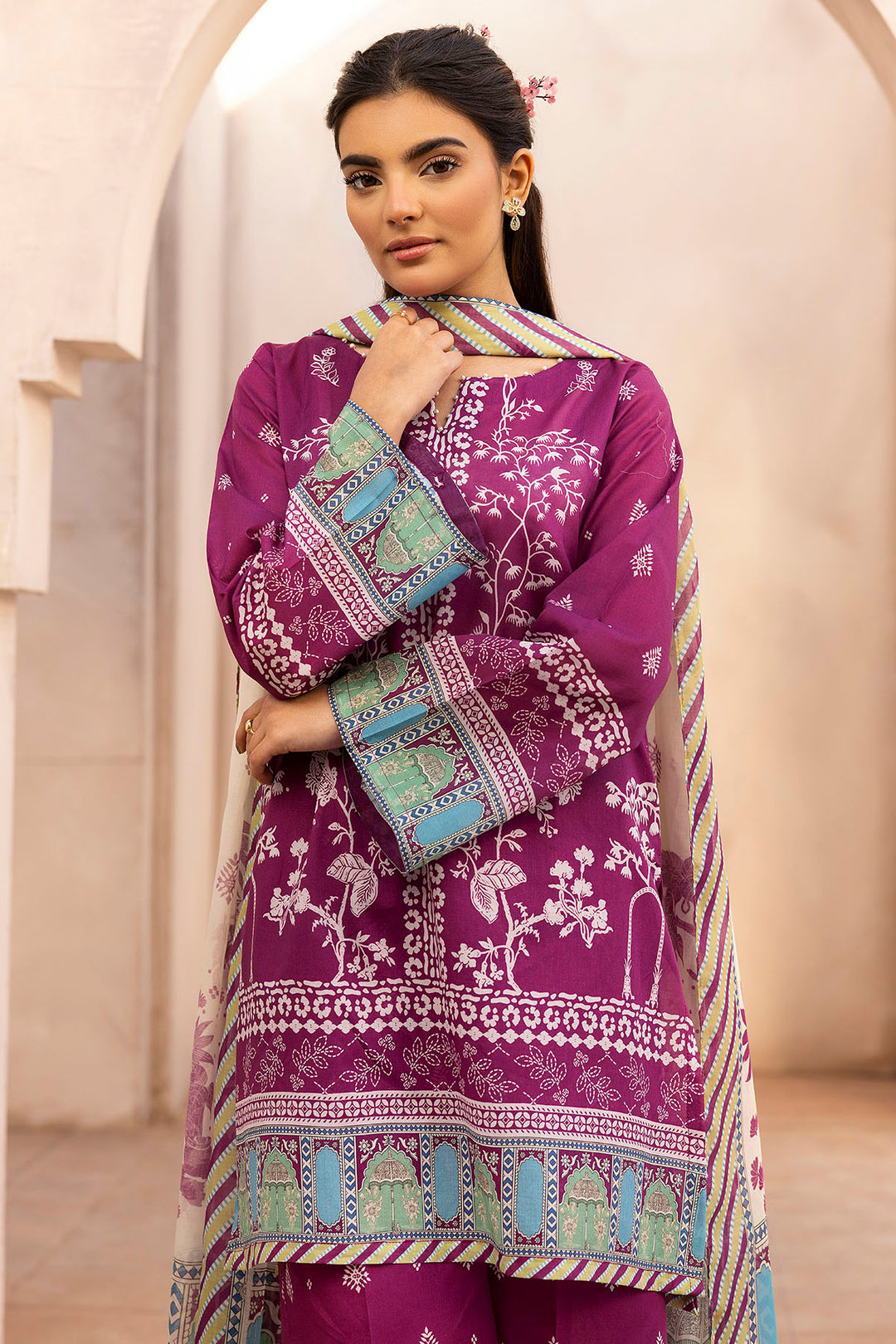 5524-NERISSA DIGITAL PRINTED LAWN UNSTITCHED