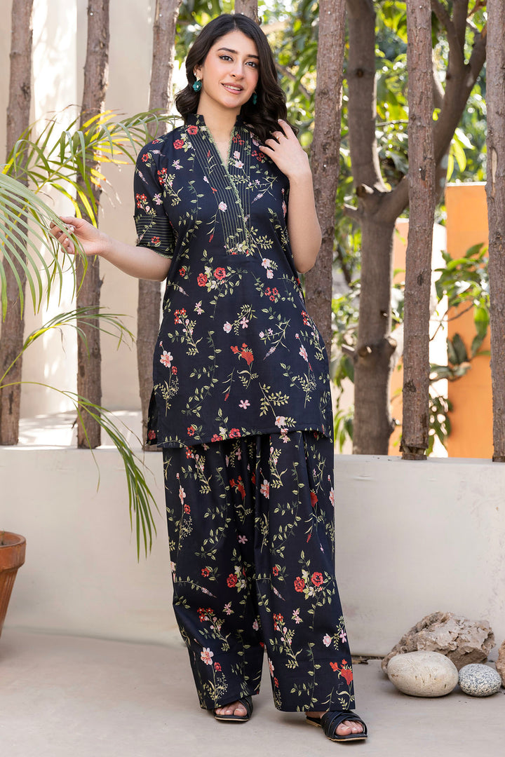 5532-ZOHAL DIGITAL PRINTED LAWN STITCHED