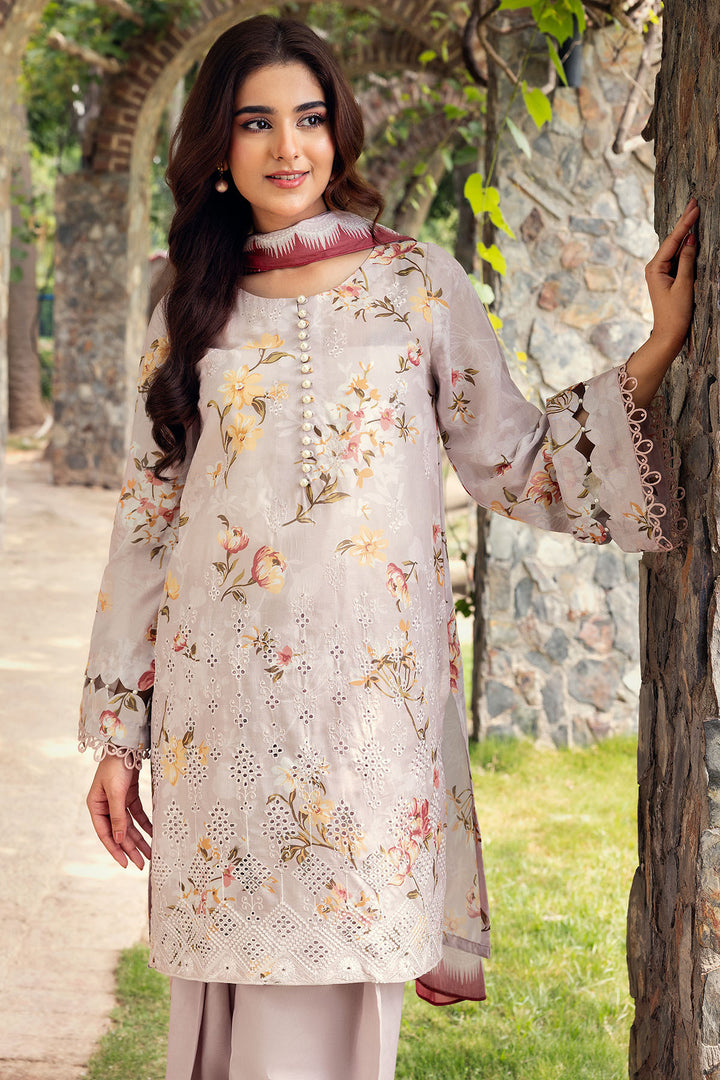 5569-VOILET DIGITAL PRINTED LAWN UNSTITCHED