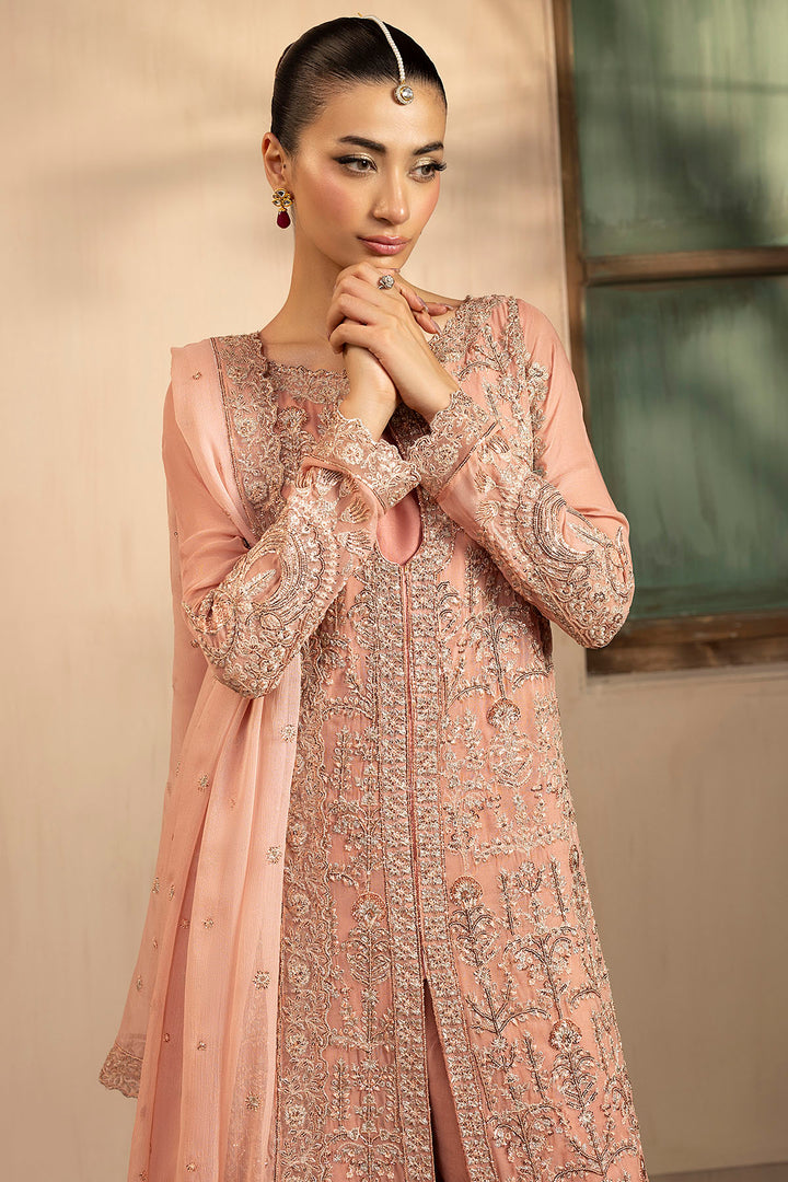 5576-PEARL EMBROIDERED CRINKLE CHIFFON UNSTITCHED