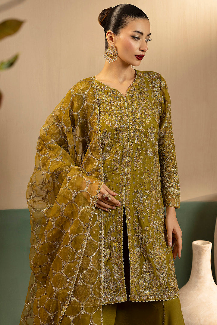 5577-ROMY EMBROIDERED CRINKLE CHIFFON UNSTITCHED