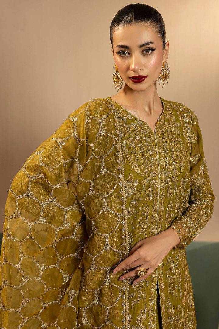 5577-ROMY EMBROIDERED CRINKLE CHIFFON UNSTITCHED