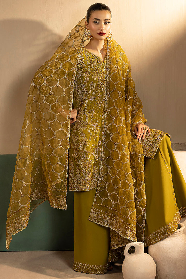 5577-ROMY EMBROIDERED CRINKLE CHIFFON UNSTITCHED