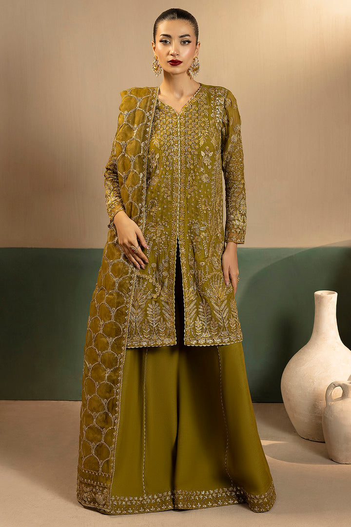 5577-ROMY EMBROIDERED CRINKLE CHIFFON UNSTITCHED