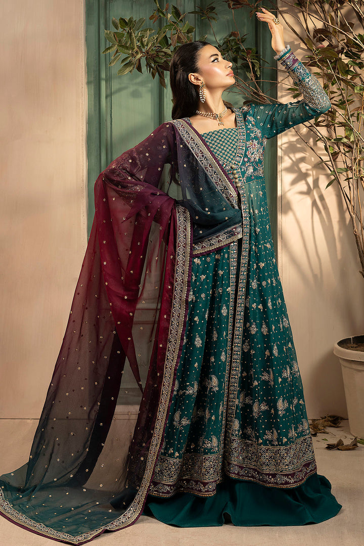 5578-GISELLE EMBROIDERED CRINKLE CHIFFON UNSTITCHED