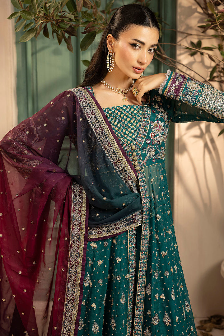 5578-GISELLE EMBROIDERED CRINKLE CHIFFON UNSTITCHED
