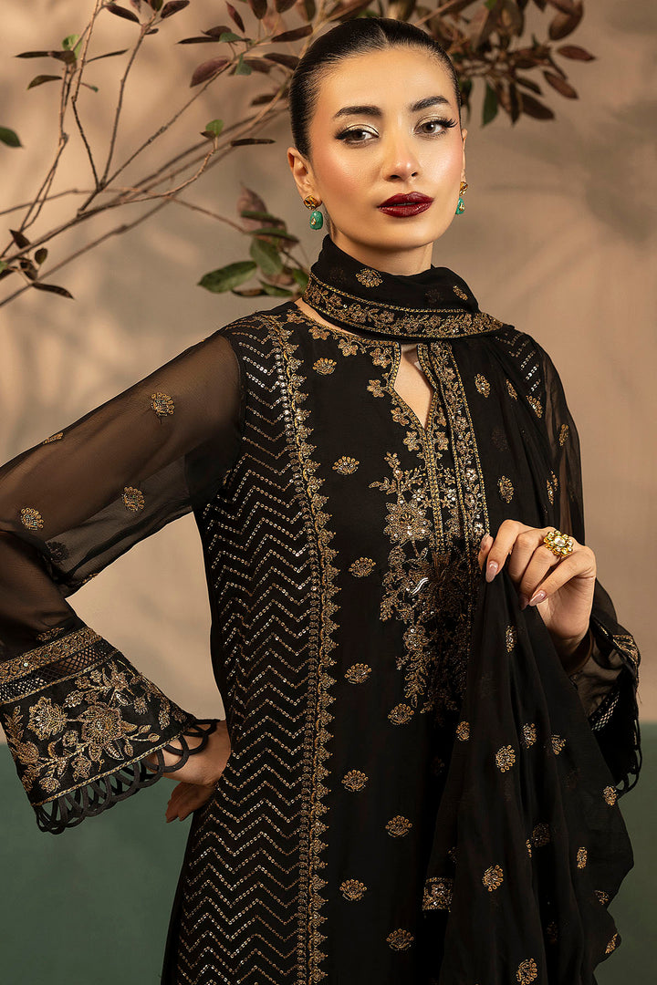 5579-VIOLA EMBROIDERED CRINKLE CHIFFON UNSTITCHED