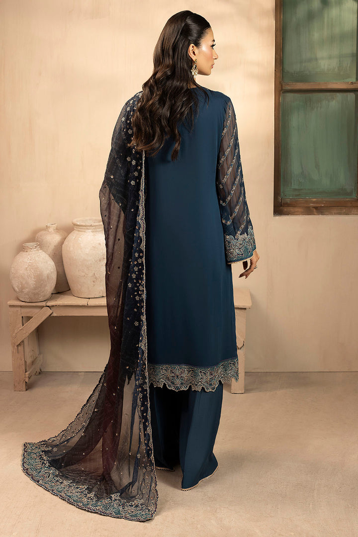 5581-DELLA EMBROIDERED CRINKLE CHIFFON UNSTITCHED