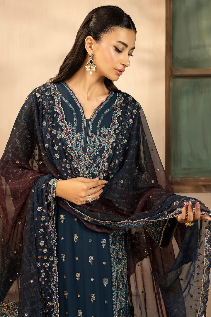5581-DELLA EMBROIDERED CRINKLE CHIFFON UNSTITCHED