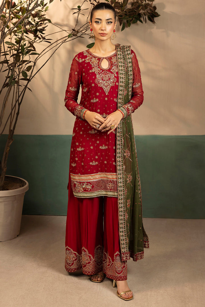 5582-JENNA EMBROIDERED CRINKLE CHIFFON UNSTITCHED