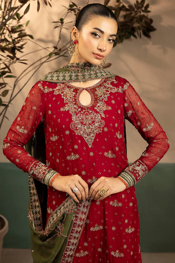 5582-JENNA EMBROIDERED CRINKLE CHIFFON UNSTITCHED