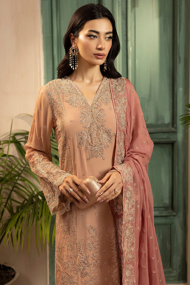 5583-ELLA EMBROIDERED CRINKLE CHIFFON UNSTITCHED