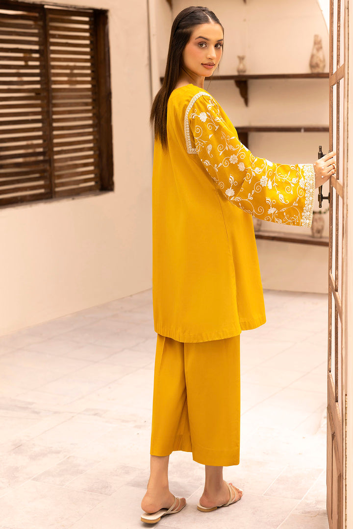 5595-DELAYNA EMBROIDERED LAWN STITCHED