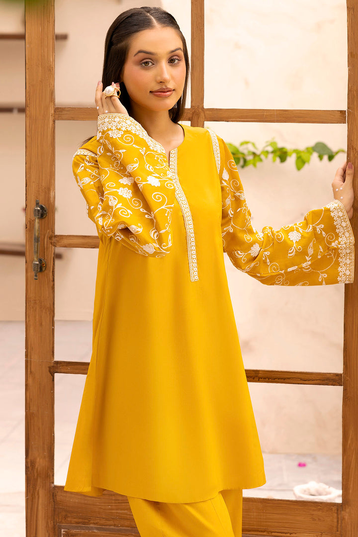 5595-DELAYNA EMBROIDERED LAWN STITCHED