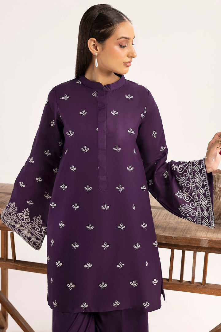 5596-DARIEN EMBROIDERED LAWN STITCHED